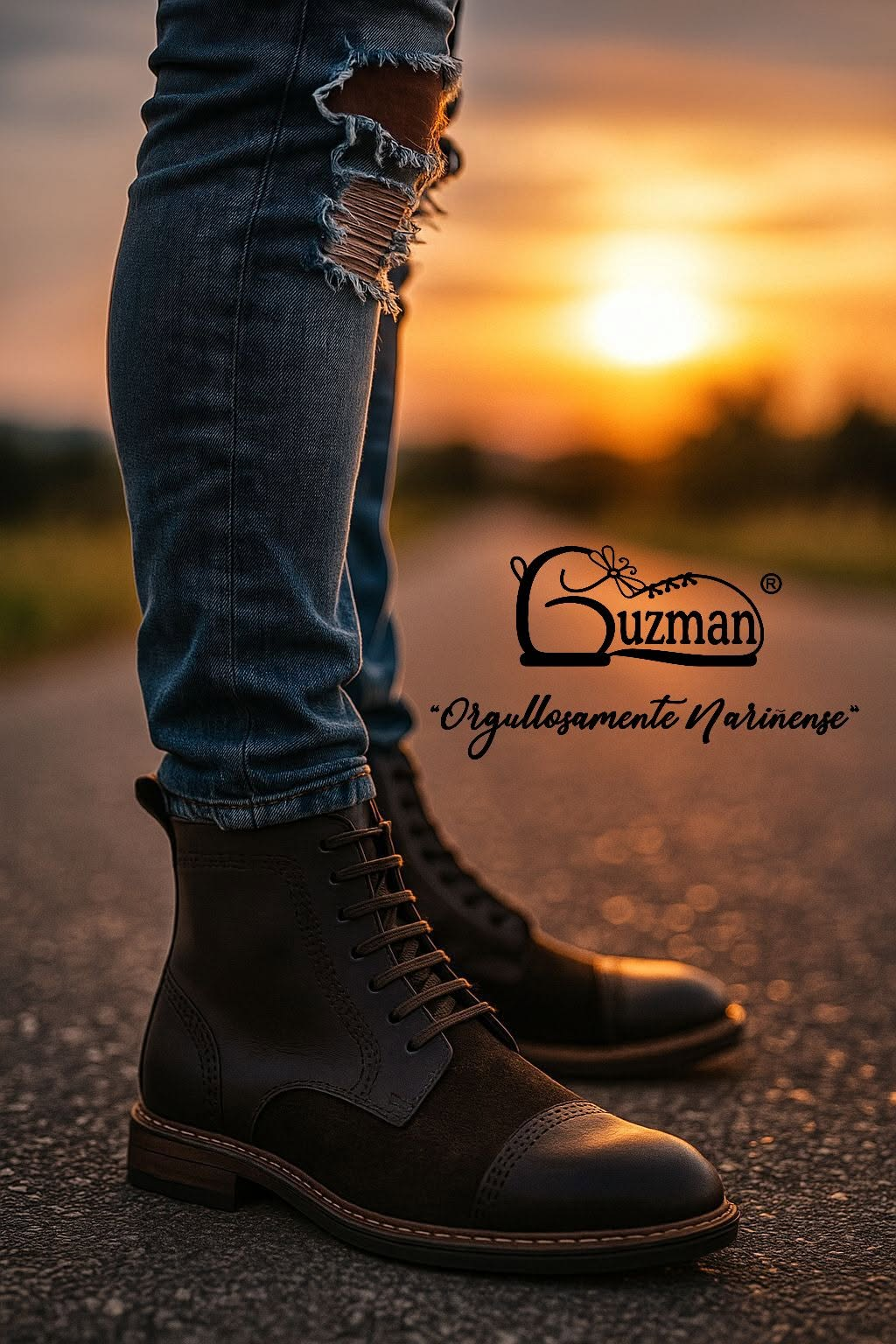 Botas de cuero al atardecer — Calzado Guzmán